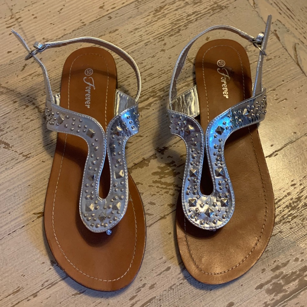 Silver Sandals